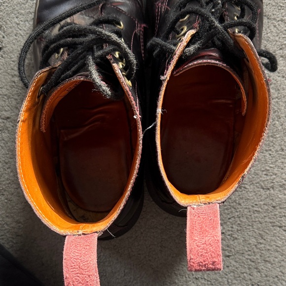 Dr. Martens Burgundy Ankle Boots - Picture 4 of 7